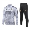 Real Madrid Dragon Sweat d'Entraînement Quarter-Zip 2023-24 Grise Real Madrid Dragon Sweat d'Entraînement Quarter-Zip 2023-24 Grise